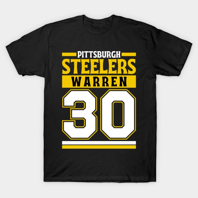 Pittsburgh Steelers Warren 30 Edition 3 T-Shirt by Astronaut.co